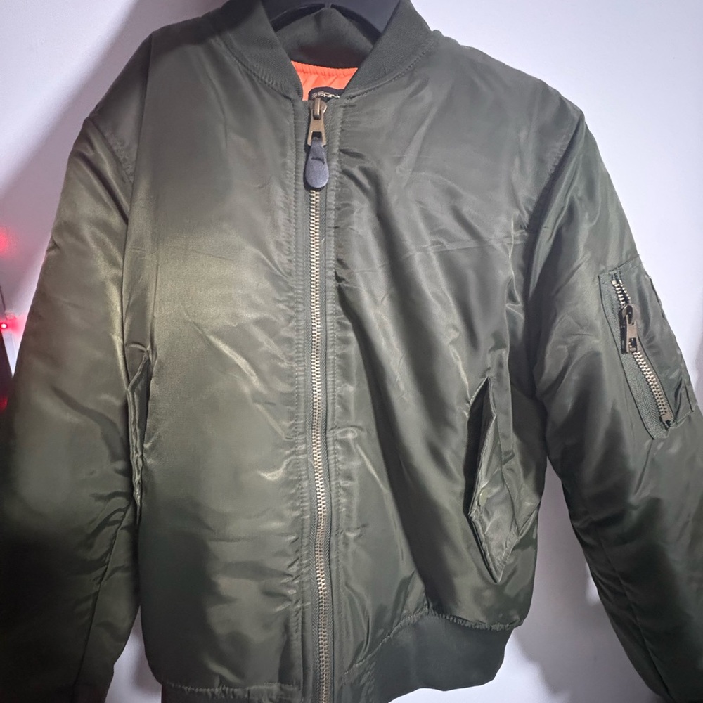 Men's Olive Bomber Jacket